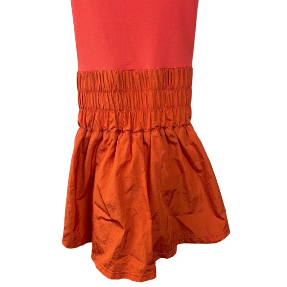 Free People Movement Way Home Skortsie S Orange Morning Burst Dress Athletic - Picture 6 of 16